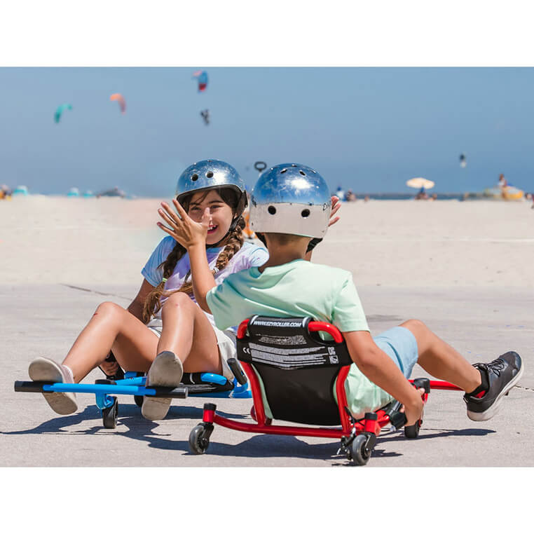EzyRoller Spinner X Pojazd gokart napędzany nogami z funkcją 360° 4-12 lat - Green / EzyRoller