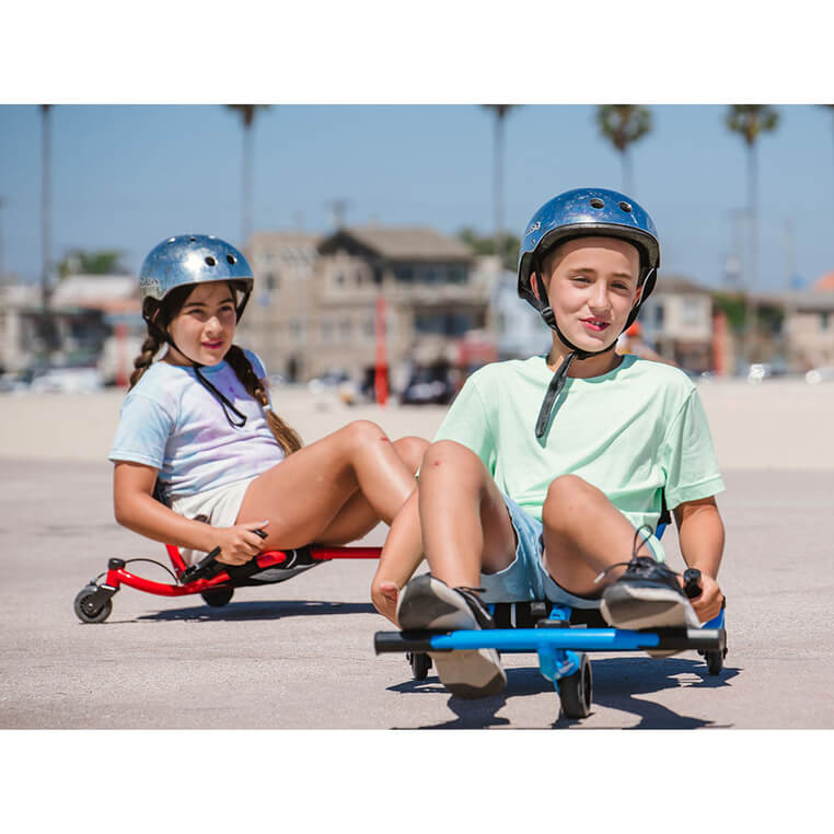EzyRoller Spinner X Pojazd gokart napędzany nogami z funkcją 360° 4-12 lat - Green / EzyRoller