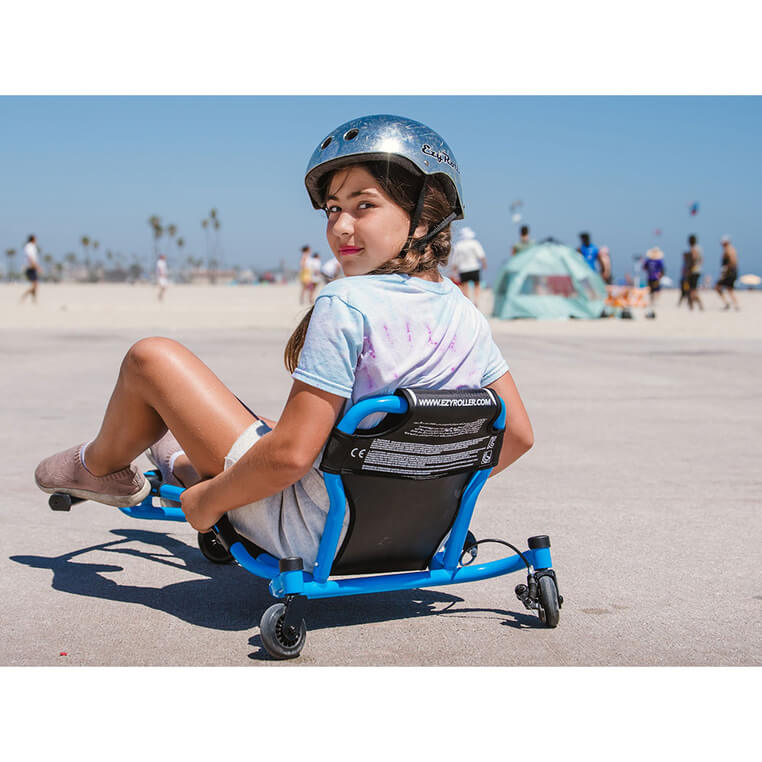 EzyRoller Spinner X Pojazd gokart napędzany nogami z funkcją 360° 4-12 lat - Blue / EzyRoller