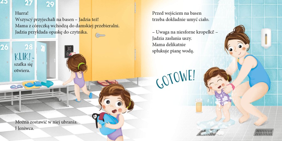 Jadzia Pętelka idzie na basen / Wydawnictwo Zielona Sowa