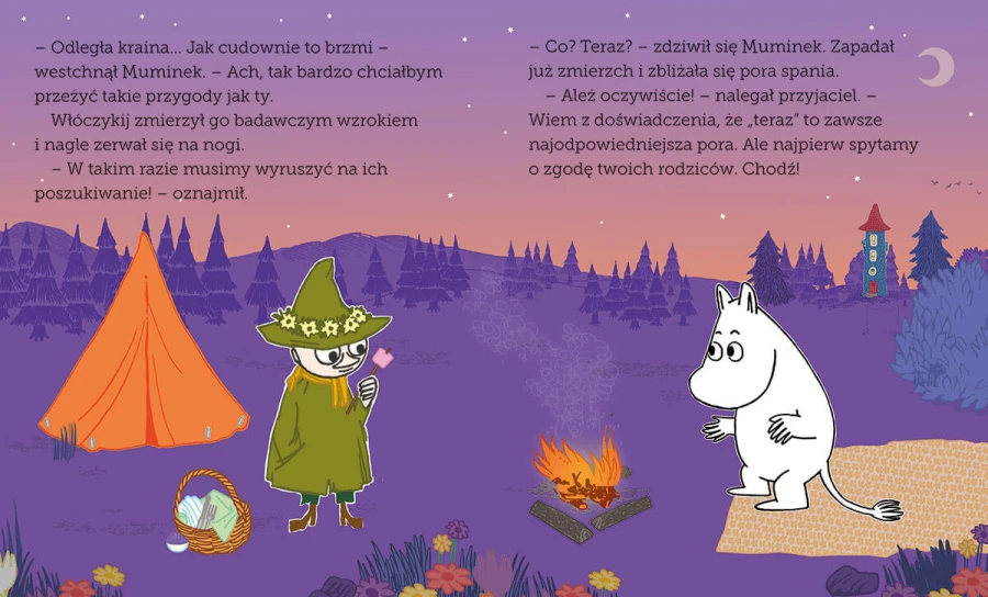 Muminek i Włóczykij szukają przygód / Harperkids