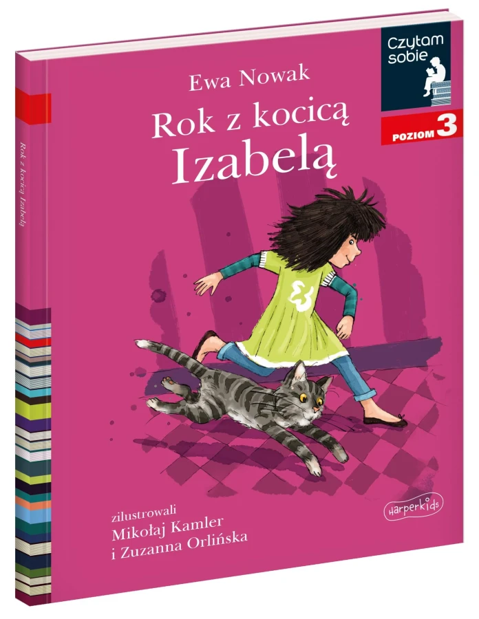 Rok z kocicą Izabelą. Czytam sobie. Poziom 3 / HarperCollins