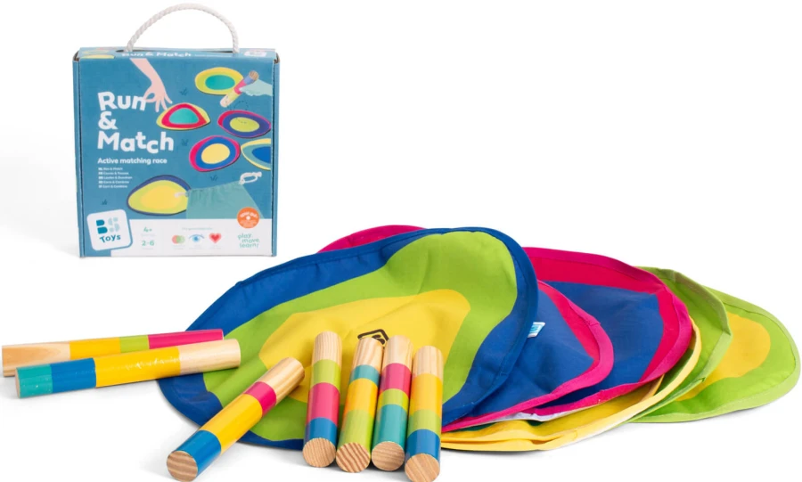 Gra sportowa Biegnij i dopasuj / BS Toys