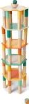Mega Wieża Balansowa z kostką, gra zręcznościowa / BS Toys