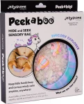 Sensoryczny dysk z figurkami A-Ku-Ku! Peekaboo - Jednorożec / Jellystone
