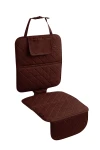 Mata ochronna pod fotelik samochodowy - Chocolate Brown / We Are One.