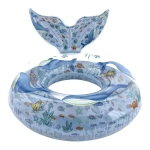 Koło do pływania z ogonem Ocean World 90 cm / Little Dutch