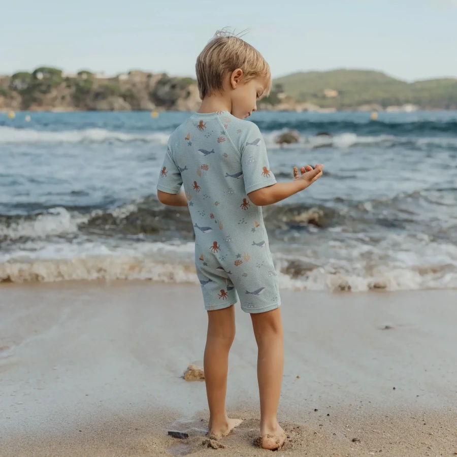 Swimsuit z krótkim rękawem Ocean Friends / Little Dutch