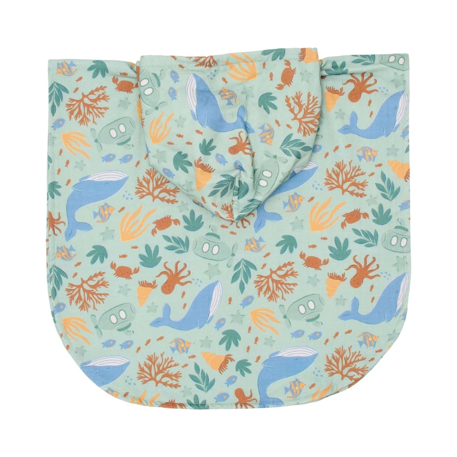 Poncho kąpielowe Ocean World Multicolour / Little Dutch