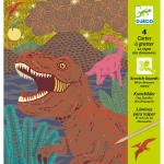 Wydrapywanka DINOZAURY / Djeco