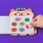 Książeczka Montessori z naklejkami O EMOCJACH / OMY