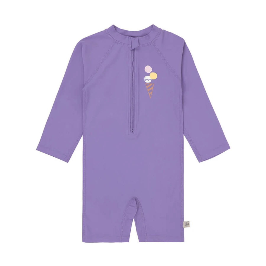 Kombinezon do pływania z długim rękawem UV60 Splash & Fun - Ice cream Purple / Lassig