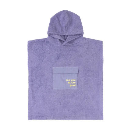 Ponczo kąpielowe Terry Surf - purple / Lassig