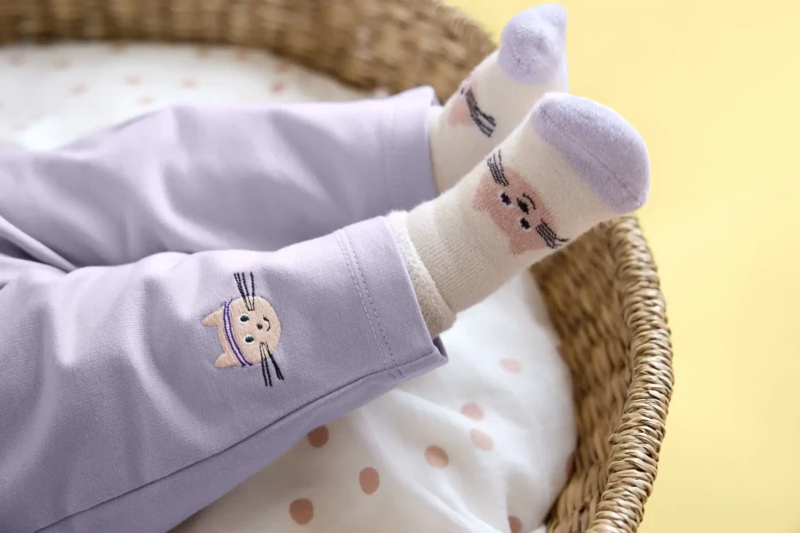 Skarpetki dziecięce frotte GOTS - Cat / Lassig