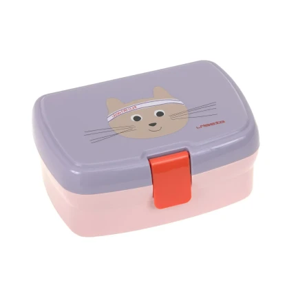 Lunchbox z wkładką Tiny Team - Cat / Lassig
