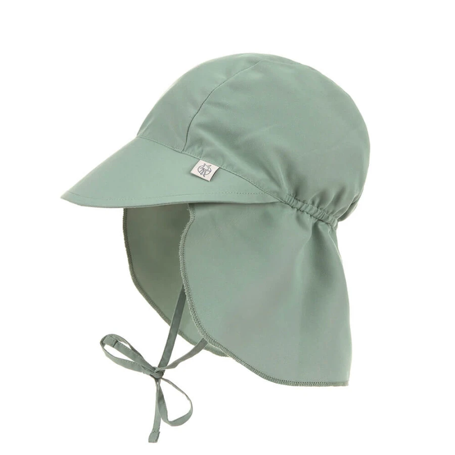 Kapelusz z filtrem UV80 z ochroną karku Splash & Fun - green / Lassig