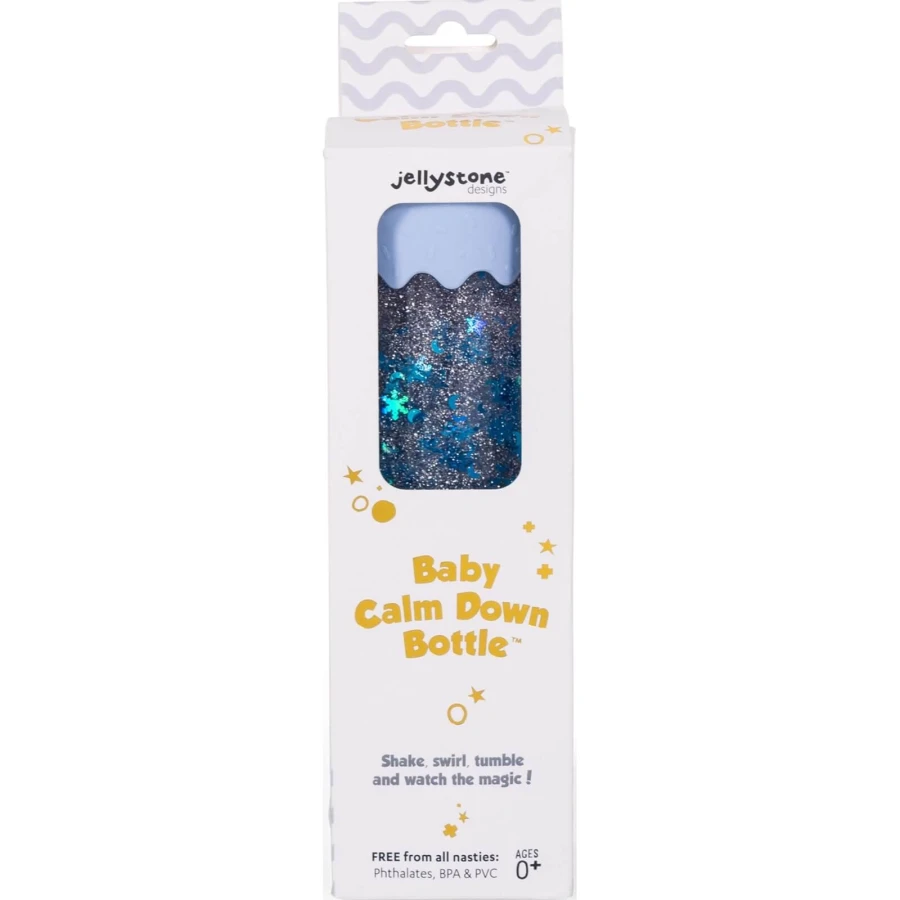 Sensoryczna butelka dla niemowląt SOFT BLUE / Jellystone