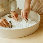 Sensoryczny śnieg, miękka masa sensoryczna dla dzieci, 3+ / Jellystone