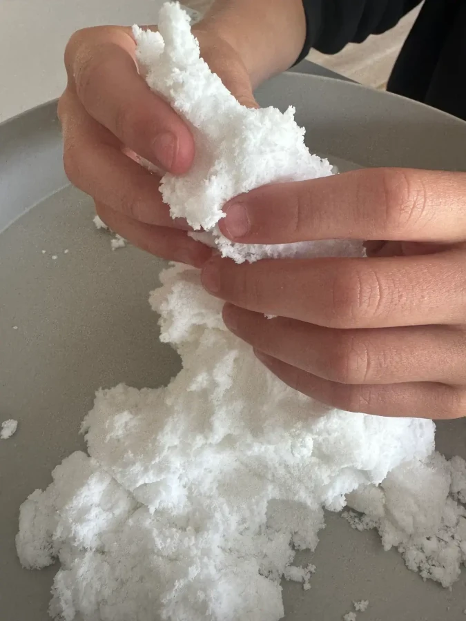 Sensoryczny śnieg, miękka masa sensoryczna dla dzieci, 3+ / Jellystone