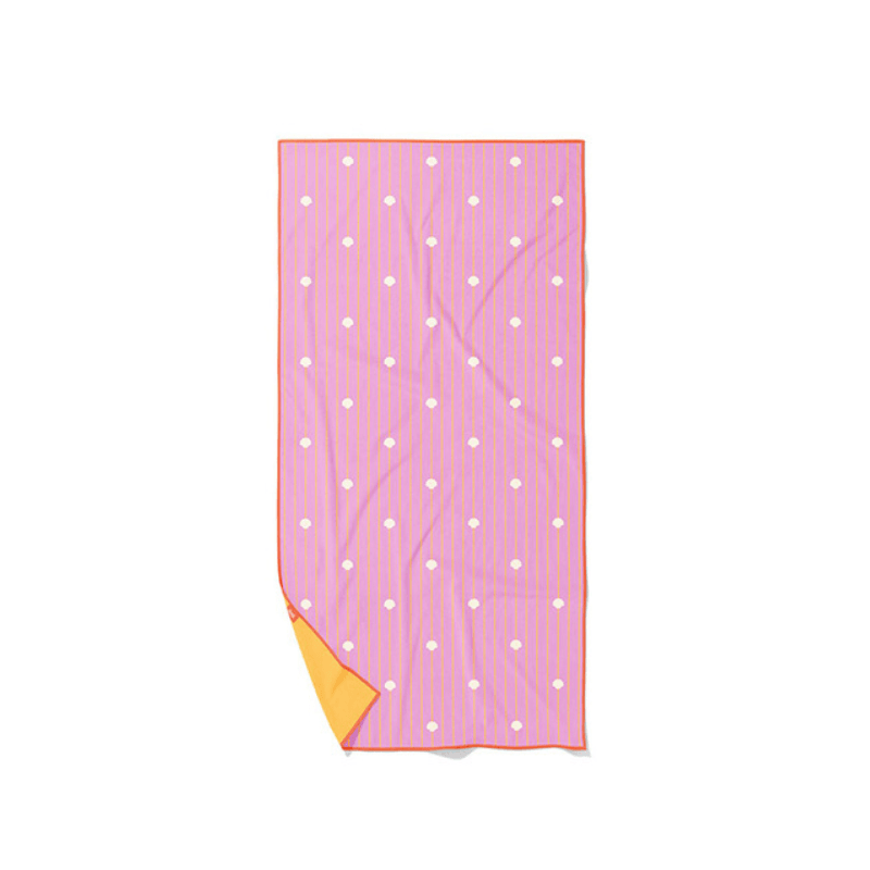 Dwustronny ręcznik plażowy PlayTowels - Doll house / QUUT