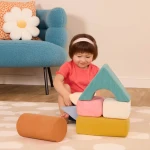 Wielkie pluszowe klocki konstrukcyjne - Tumble-y Towers / B.toys