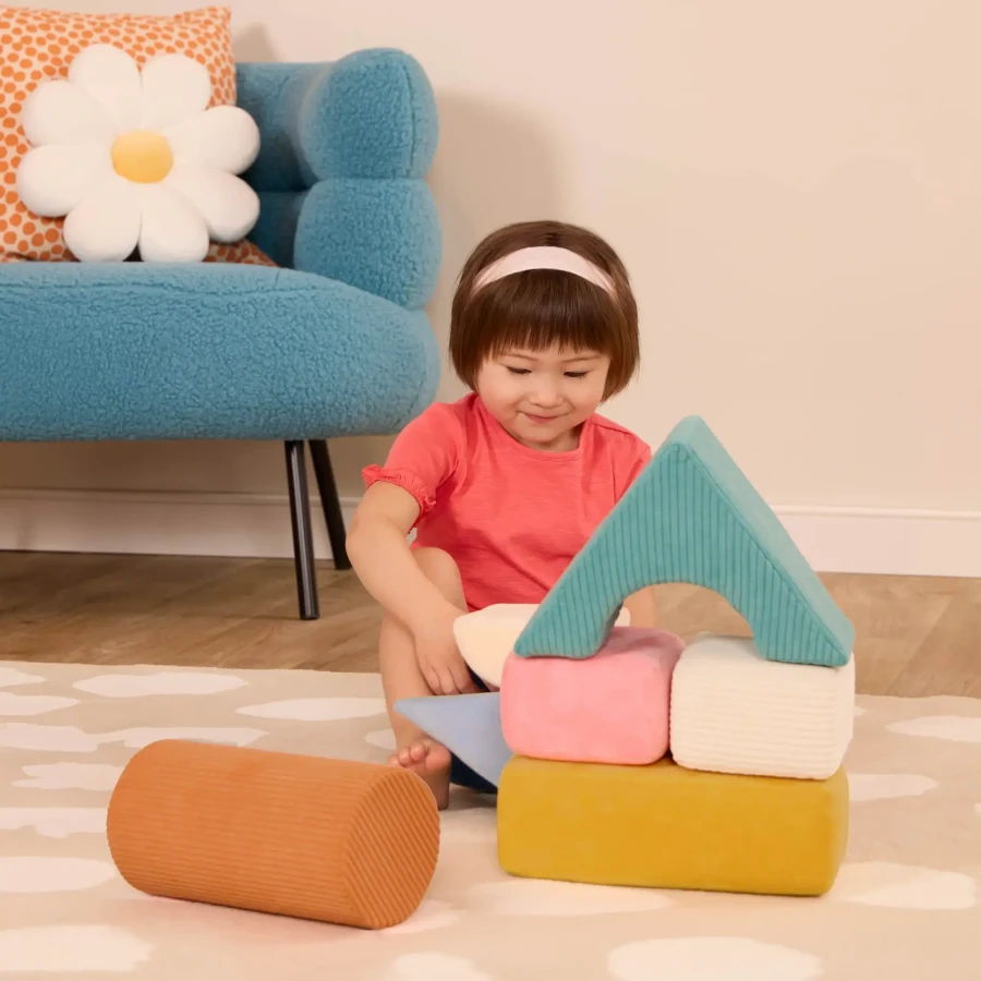 Wielkie pluszowe klocki konstrukcyjne - Tumble-y Towers / B.toys