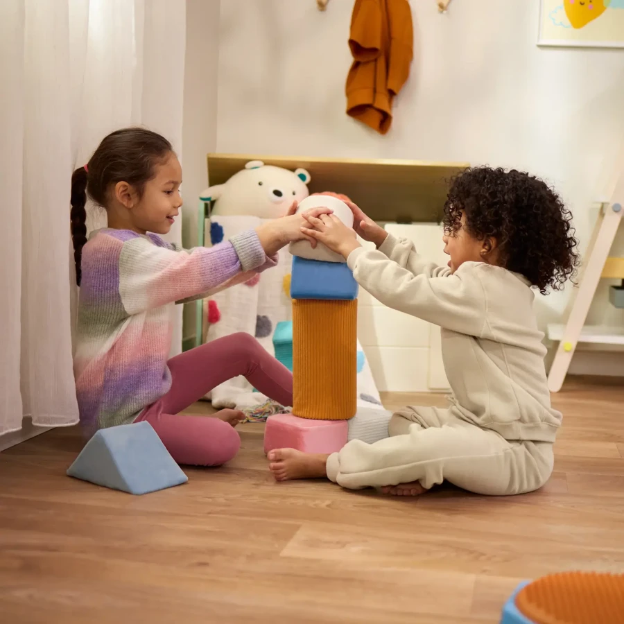 Wielkie pluszowe klocki konstrukcyjne - Tumble-y Towers / B.toys