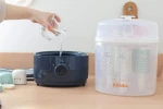 USZKODZONE OPAKOWANIE: Sterylizator parowy z suszarką 2w1 Steril 'n' dry Night blue / Beaba