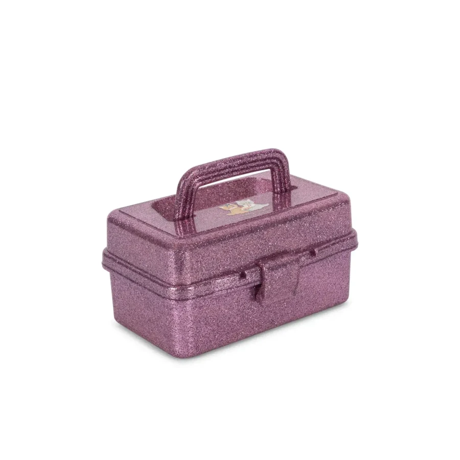 Kuferek małej stylistki - amour pink / Konges slojd