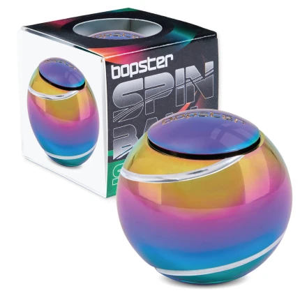 Fidget Spinner, Spin Ball - Wielokolorowy, Metaliczny / Bopster