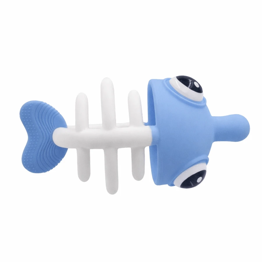 Gryzak Uspokajający Rybka 3w1 Light Blue / Mombella