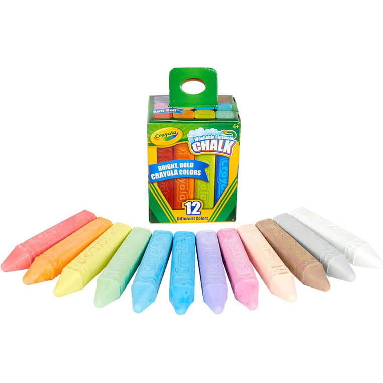 Kreda chodnikowa kolorowa, 16szt. / Crayola