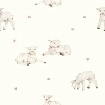 Śpiworek z organicznego muślinu 2.5 TOG - little sheeps / My Memi