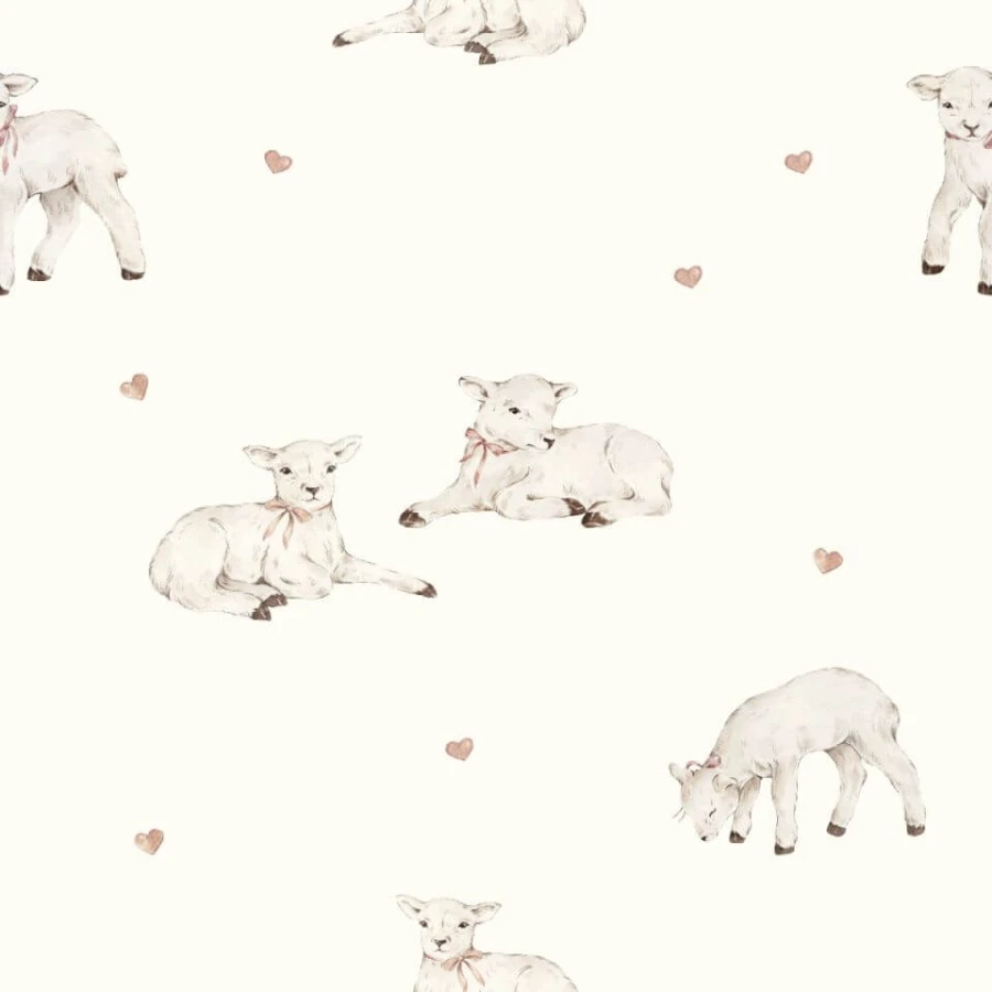 Śpiworek z organicznego muślinu 2.5 TOG - little sheeps / My Memi