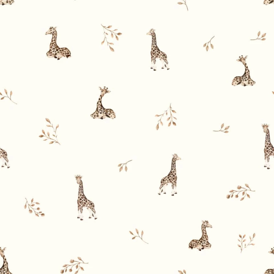 Śpiworek z organicznego muślinu z nogawkami 1-3 lata, 1.0 TOG - giraffes / My Memi