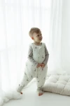 Śpiworek z organicznego muślinu z nogawkami 1-3 lata, 2,5 TOG - giraffes / My Memi