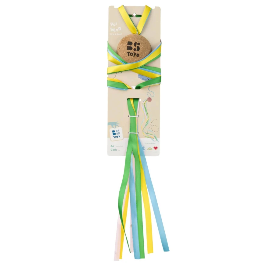 Piłka z tasiemkami do żonglowania, 6+ / BS Toys