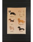 Dekoracja na ścianę - Dogs, Wouf Wouf / Lorena Canals