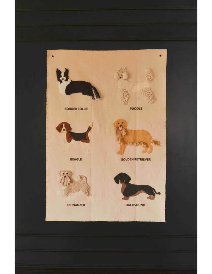 Dekoracja na ścianę - Dogs, Wouf Wouf / Lorena Canals