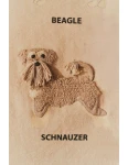 Dekoracja na ścianę - Dogs, Wouf Wouf / Lorena Canals