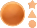 Drewniana gra do sortowania i liczenia Montessori ze szczypcami / Small Foot