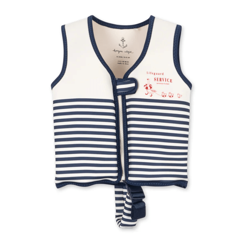 Kamizelka neoprenowa do pływania Ellis - marin stripe / Konges Slojd