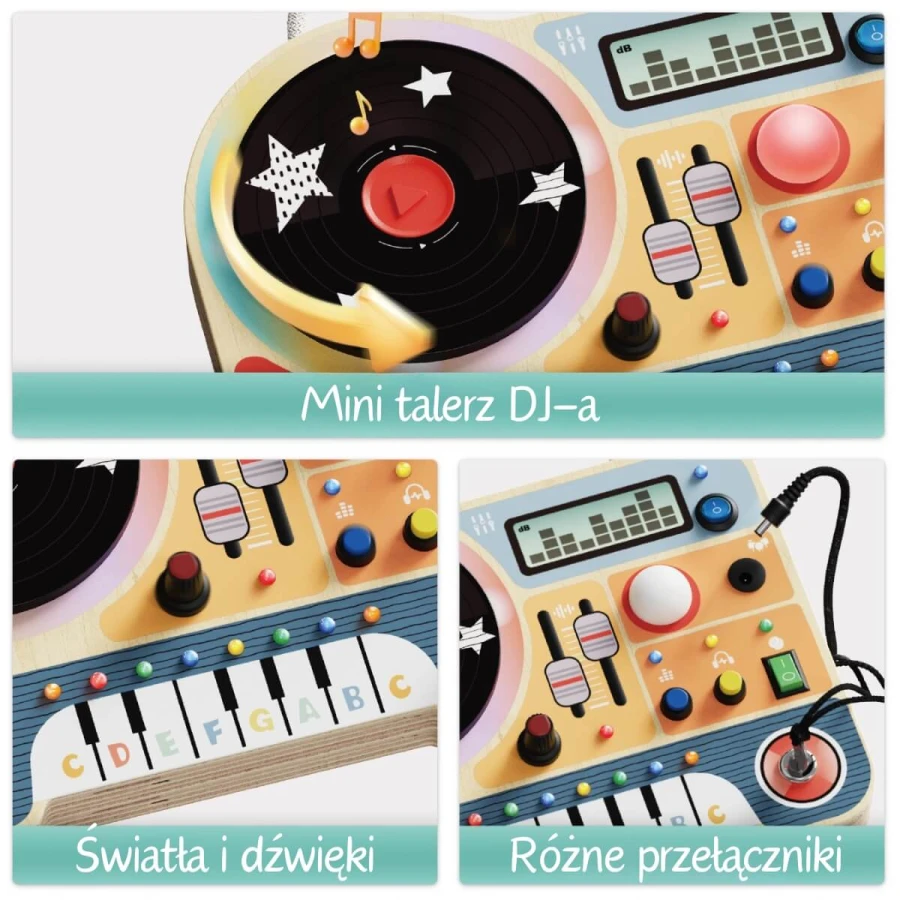 Interaktywna tablica muzyczna Mały DJ, 36m+ / TOPBRIGHT