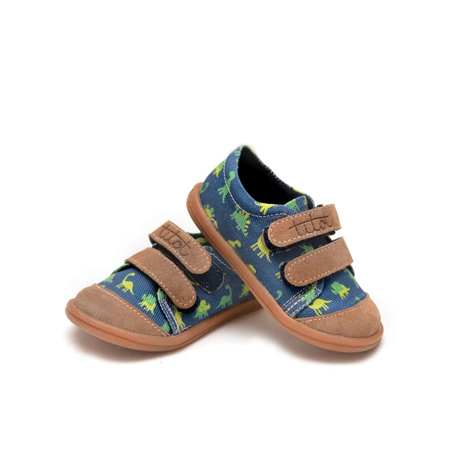 Trampki na plac zabaw, do żłobka, przedszkola - NAVY DINO / TITOT