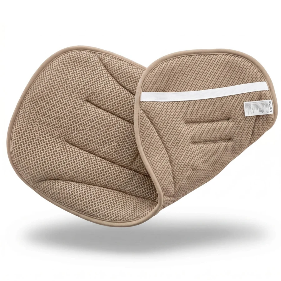 Oddychająca wkładka do wózka spacerówki Air beige / Zaffiro