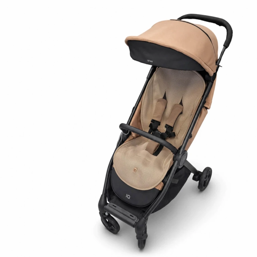 Oddychająca wkładka do wózka spacerówki Air beige / Zaffiro
