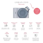 Aparat cyfrowy dla dzieci Urban Zoo - Raccoon / The Zoofamily