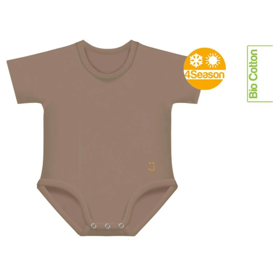 Body rosnące Bio Cotton 4Season 0-36m brown / J BIMBI
