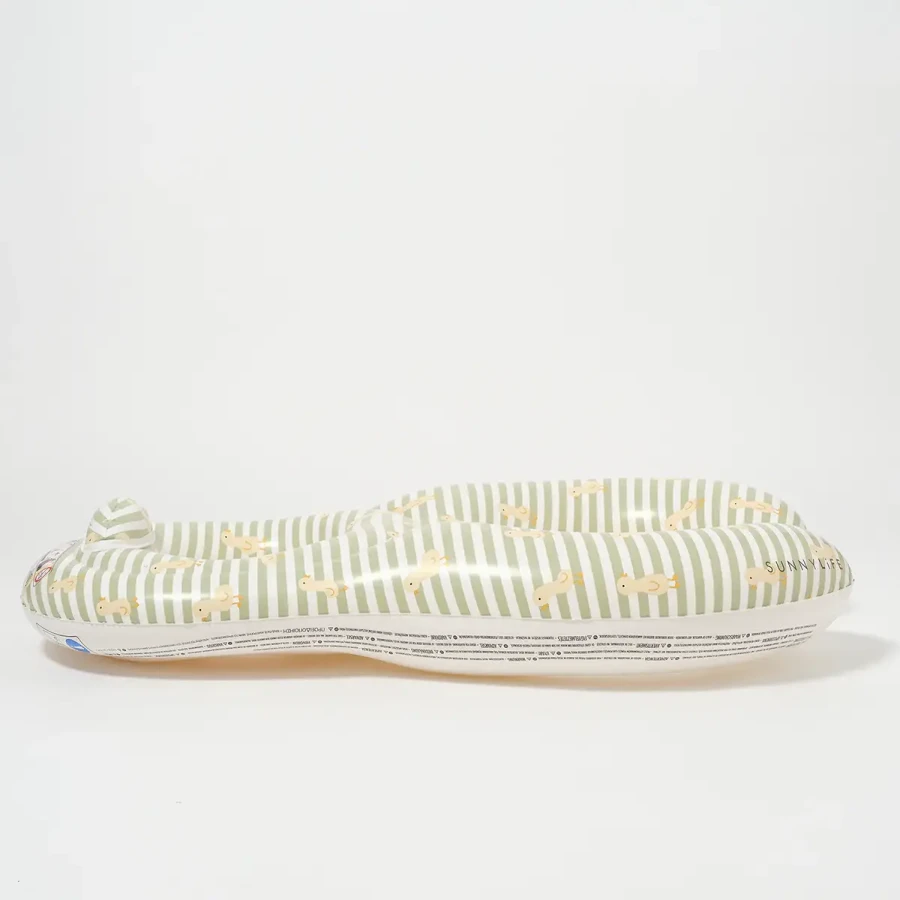Pływający fotelik dla niemowląt Duck Sage Stripe / Sunny Life