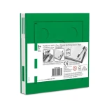 Kwadratowy notatnik LEGO® z długopisem - zielony / LEGO®
